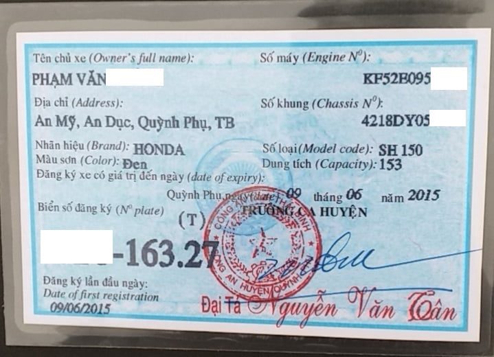 Tiệm cầm đồ thanh lý xe máy giá rẻ, có cam kết chất lượng xe 2 giấy tờ xe sh khi thanh lý