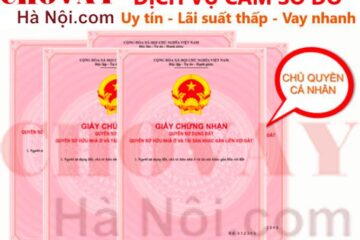 Dịch vụ cầm sổ đỏ tại quận Cầu Giấy Lãi suất thấp, Cầm nhanh nhất